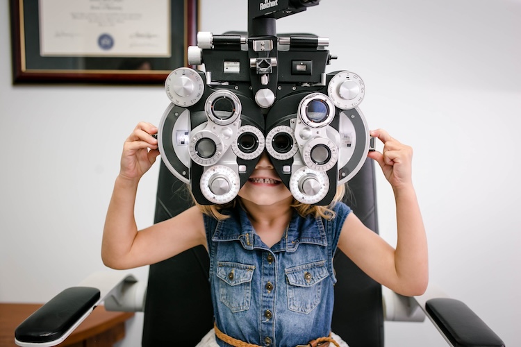 Pediatric eye exam